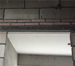 新建门窗洞上必需用钢筋水泥过梁